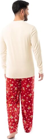 Fruit of the Loom Men Matching Holiday Family Sleep Pajama Set for Women, Men, and Kids in Saudi Arabia