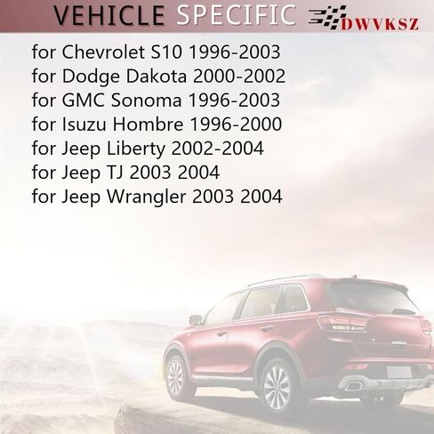 محمل عمود نقل الحركة اليدوي الخلفي لدليل Isuzu Hombre 2.2L 1996 1997 1998 1999 2000، لدليل Hombre 4.3L 1997 1998 1999 2000 يستبدل #2611678، 1127384، (1x) in Kuwait
