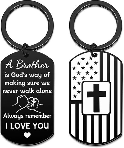 Brother Birthday Gifts for Big Brothers From Sister Gift Ideas for a Brother Keychain Graduation Christmas Gifts for Adult Brothers in Saudi Arabia