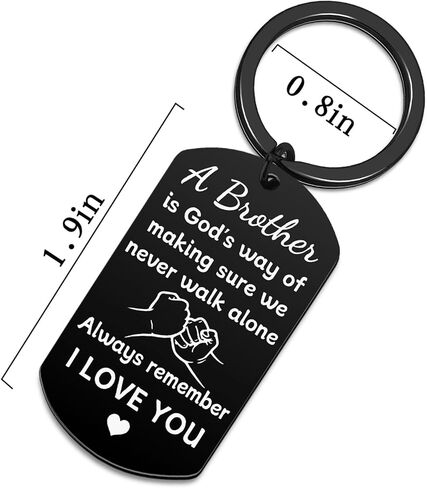Brother Birthday Gifts for Big Brothers From Sister Gift Ideas for a Brother Keychain Graduation Christmas Gifts for Adult Brothers in Saudi Arabia