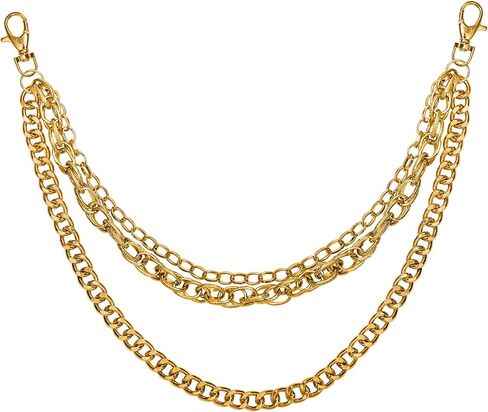 Heavy Duty Pocket Chains for Men Women, Biker Punk Goth Pants Wallet Chain, Metal Jeans Keychain in Saudi Arabia