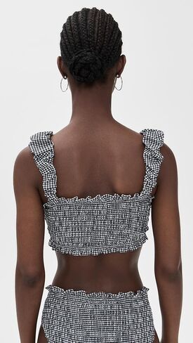 Sea Women's Neci Gingham Bikini Top in Saudi Arabia