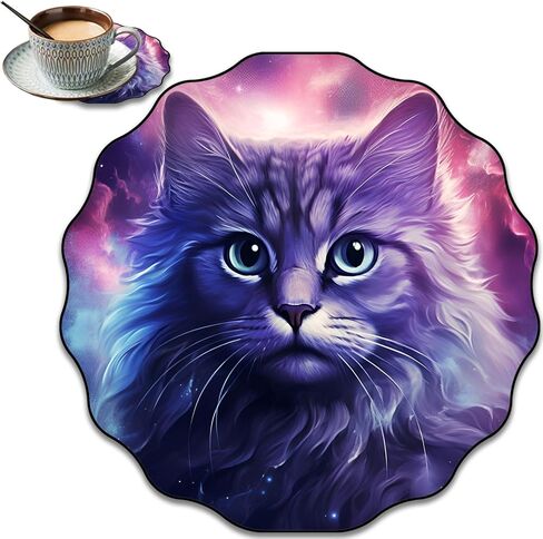 Stylish Mousepad, Lace-Shaped Mand Coaster Combination, Portable Non-Slip Rubber Base Comfort Mousepad for Laptop, Office, Home and Gaming, Huge Dragon in Saudi Arabia