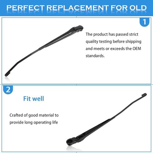 Front Windshield Wiper Arm Kit Fit for Explorer Ranger 1995-1997 Mercury Mountaineer 1997# 42630 F57Z 17526-A F67Z 17526-AB in Saudi Arabia
