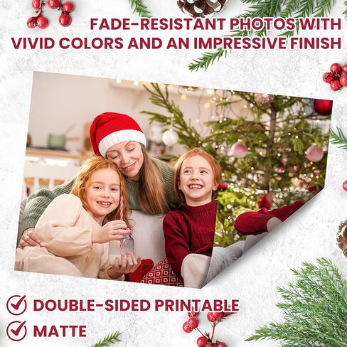 50 ورقة مقاومة للماء من ورق الطابعة النافثة للحبر الأبيض المقاوم للدموع، ورق طابعة أبيض غير لامع مزدوج الجوانب قابل للطباعة للطابعات النافثة للحبر، 8.5 × 11 ملصقات كاملة in Kuwait