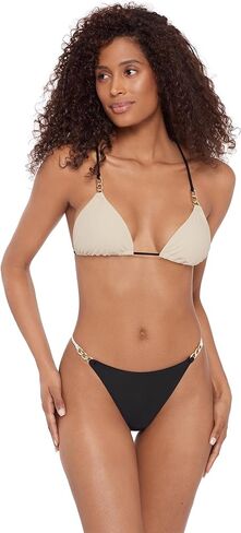 Steve Madden Womens Over The Shoulder Basic Triangle Bikini Top in Saudi Arabia