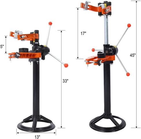 ضاغط زنبركي تلقائي للمركبة - أقصى ارتفاع 20 بوصة، مكبس زنبركي ملفوف يدوي التشغيل، أداة ضغط زنبركية يدوية شديدة التحمل لإزالة صدمات السيارة ودعائمها in Kuwait