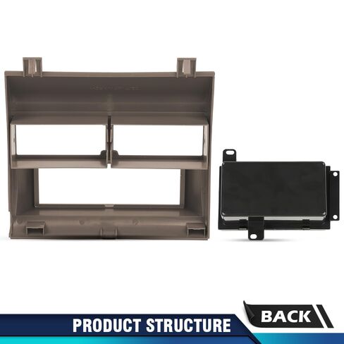 PIT66 Single Din Dash Kit w/o Wire Harness Adapter Compatible with 1988-1994 Chevy/GMC Sierra Pickup Full Size,Fit 1992-1994 Chevy/GMC Suburban,Fit 1992-1994 GMC Yukon in Saudi Arabia