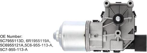 Windshield Wiper Motor 6R1955119A 5C6-955-113A Compatible with Volkswagen Jetta 2011-2015 in Kuwait