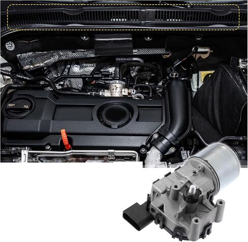 Windshield Wiper Motor 6R1955119A 5C6-955-113A Compatible with Volkswagen Jetta 2011-2015 in Kuwait