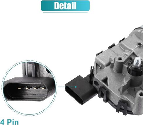 Windshield Wiper Motor 6R1955119A 5C6-955-113A Compatible with Volkswagen Jetta 2011-2015 in Kuwait