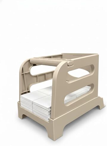 حامل رول الملصقات الخارجي 3nStar للملصقات الحرارية 4x6 | يدعم طابعات الملصقات المكتبية | حامل قائم بذاته للملصقات والملصقات القابلة للطي على شكل مروحة in Kuwait