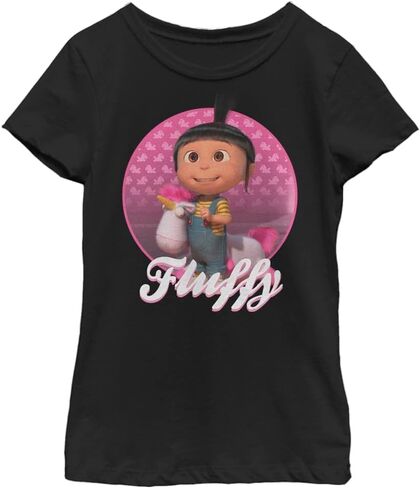 Minions Girls Fluffiness Short Sleeve Crew Tee in Saudi Arabia