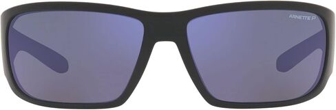 ARNETTE Man Sunglasses Matte Black Frame, Dark Grey Lenses, 64MM in Kuwait