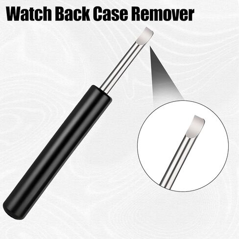 4 PCS Watch Battery Replacement Tool Kit, Watch Back Removal Tools, Pry Wristwatch Back Cover Case Opener, Watchs Backs Removal & Case Opening Tool for Accessories Replacement in Saudi Arabia