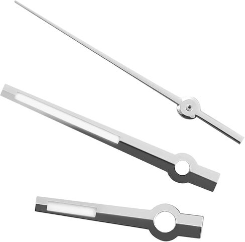 Watch Hand Replacement For men Rolex Nqs Movement 1530-1570,1601,1602,1603 3135 Stick Style Silver（12.5 * 12 * 8mm） in Saudi Arabia
