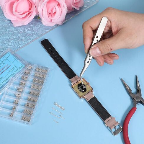 Larrel 360PCS Watch Band Link Cotter Pin, 6-23mm Watch Link Cotter Pin, Metal Cotter-Pins for Watchband Repair in Saudi Arabia