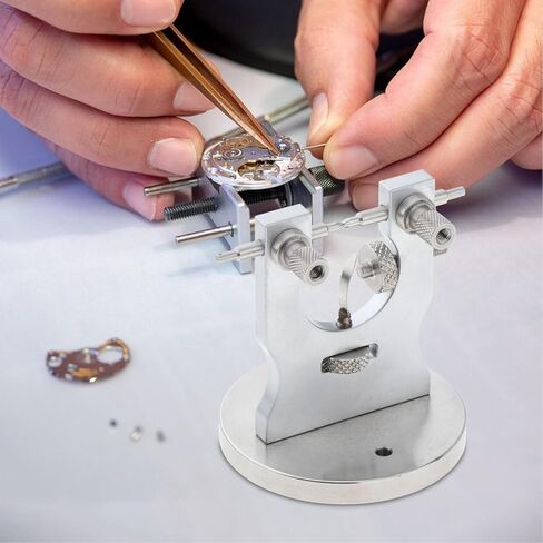 Watch Balance Wheel Correction Caliper, Precise Calibration Tool, Alloy Steel Watch Movement Balance Wheel Correction Caliper, Watchmaker Balance Truing Tool w Storage Box in Saudi Arabia
