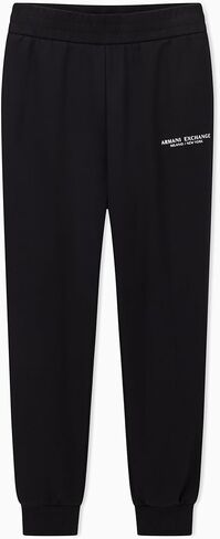Armani Exchange Women's Cotton French Terry Text Logo Jogger in Saudi Arabia