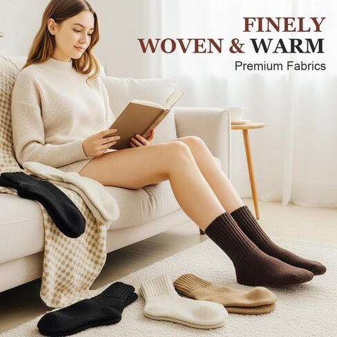 5 أزواج من جوارب الخريف، جوارب نسائية صلبة لمنتصف الساق، جوارب نسائية سميكة للأحذية طويلة الرقبة، للارتداء اليومي in Kuwait