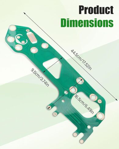 6290459 Dashboard Printed Circuit Board, Fit for Chevrolet C10 K10 Pickup/Blazer/GMC Truck 1967-1972 in Saudi Arabia