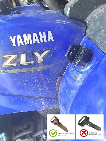 Black Rubber Key Switch Cover Cap Compatible with Yamaha ATV 1991-2021 in Saudi Arabia