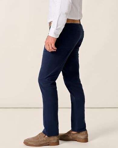 johnnie-O Carmel Sateen 5-Pocket Pants Dark Navy / 40/32 in Saudi Arabia