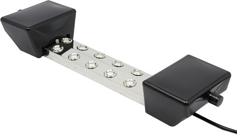 صانع الرذاذ، 12 رأس مبيد بركة بالموجات فوق الصوتية مع IP67 مقاوم للماء، 400 وات 8400 مل/ساعة، مرطب مبيد بالموجات فوق الصوتية مع أضواء مؤشر وعوامات لمناظر البركة الطبيعية in Kuwait