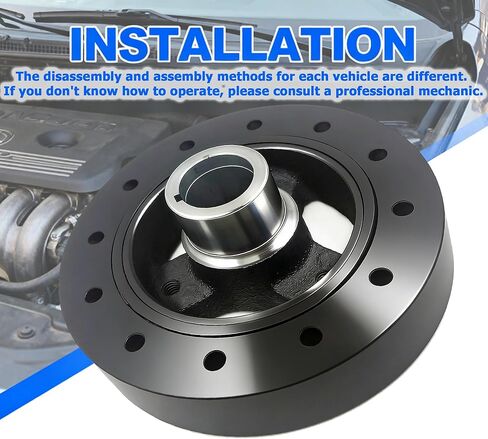 594-012 Harmonic Balancer Crankshaft Pulley Compatible with Chevrolet Biscayne Blazer C10 C20 C30 Pickup G10 G20 G30 Corvette Chevelle GMC C15 C1500 K25 K2500 Suburban Pontiac Oldsmobile in Saudi Arabia