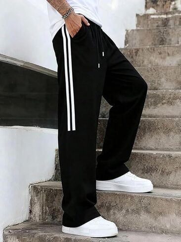 Men's Cargo Pants with Drawstring, Casual Work Trousers, Lightweight Utility Pants for Young Men, Outdoor Hiking & in Saudi Arabia