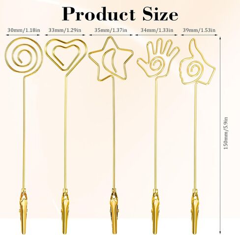5 Pcs Clips for Joints Metal Wire Alligator Clamp Tables Picture Card Holders Place Card Photo Holders Multi-Functional Matchstick Extenders for Jewelry Bracelet Necklace Bracelet Helper Tool in Saudi Arabia