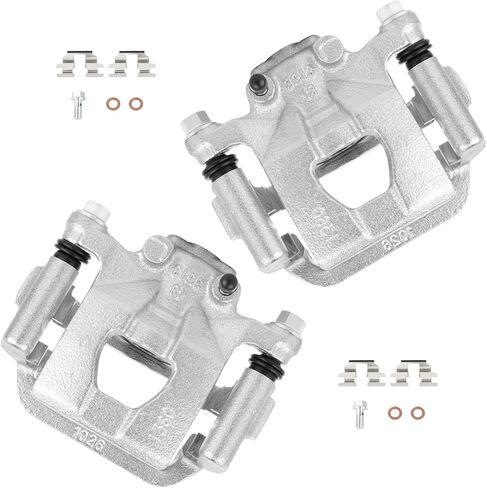 cciyu Performance Disc Brake Caliper with 19-B2780A 19-B2781A fit for 2007-2012 for Nissan Altima,2011-2017 for Nissan Juke,2007-2008 for Nissan Maxima,2011 2012 2014-2016 for Nissan Sentra in Kuwait