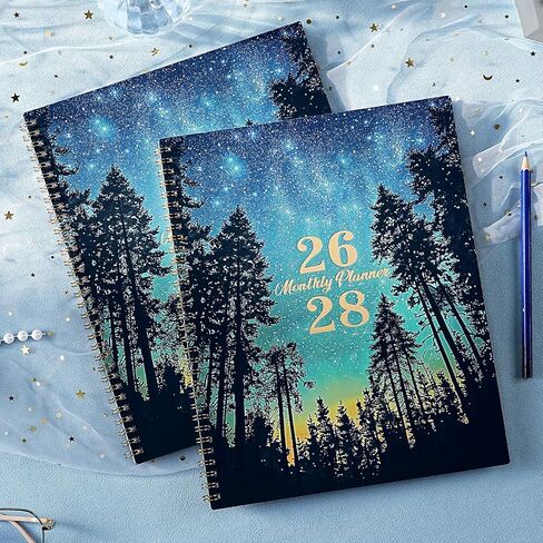 2026-2028 Monthly Planner - 2 Year Monthly Planner 2026-2028, July 2026 - June 2028, 9" x 11", 24 Months, Academic Calendar with Tabs, Inner Pocket, Notes Pages in Saudi Arabia