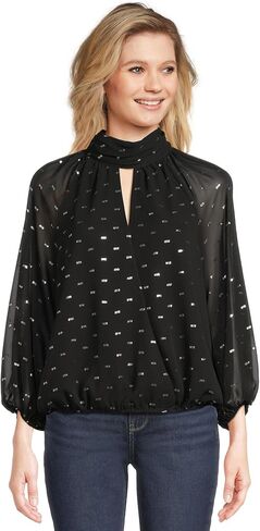 Vince Camuto Womens Mock Neck Wrapped Long Sleeve in Saudi Arabia