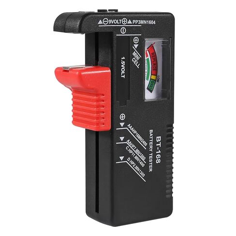 Battery Tester, Universal Battery Checker Small Battery Testers for AAA AA C D 9V 1.5V Button Cell Household Batteries Model BT-168 in Saudi Arabia
