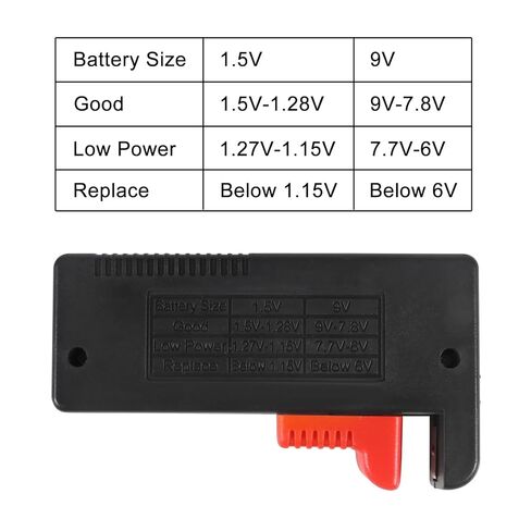 Battery Tester, Universal Battery Checker Small Battery Testers for AAA AA C D 9V 1.5V Button Cell Household Batteries Model BT-168 in Saudi Arabia