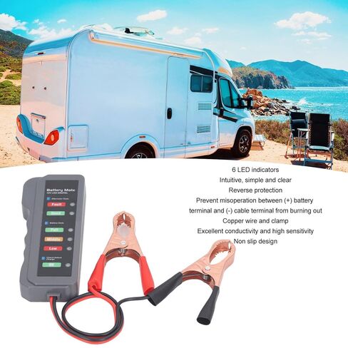BM310 12V Battery Tester with Alternator Test, Car Battery Load Tester, Automotive Batteries Analyzer for Cars Trucks Boats RV SUV Marine in Saudi Arabia