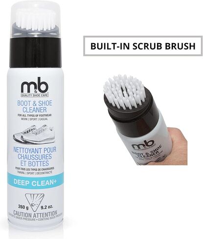 M&B Shoe Foam Cleaner, Large 9.2oz/260g, with Brush Cap in Saudi Arabia