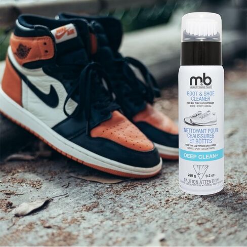 M&B Shoe Foam Cleaner, Large 9.2oz/260g, with Brush Cap in Saudi Arabia