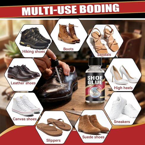 غراء الأحذية، إصلاح نعل غراء الأحذية الفائق، لاصق أحذية عالي التحمل لنعل الأحذية، الأحذية الطويلة، الجلود، الأحذية الرياضية، المطاط، القماش، مقاوم للماء، جاف شفاف، رباط طويل الأمد in Kuwait