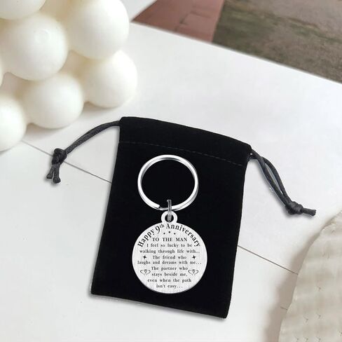 TANWIH 9th Wedding Anniversary Keychain Gifts, 9 Year Anniversary Decoration in Kuwait