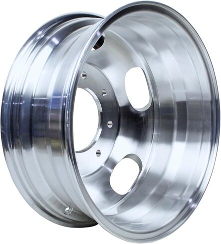 حافة عجلة أمامية جديدة مقاس 17 × 6.5 مقاس 17 بوصة مصنوعة من سبائك مصقولة تناسب Ford F-350 ثنائي 2005-2020 ALY03618U80N in Kuwait