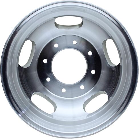 حافة عجلة أمامية جديدة مقاس 17 × 6.5 مقاس 17 بوصة مصنوعة من سبائك مصقولة تناسب Ford F-350 ثنائي 2005-2020 ALY03618U80N in Kuwait