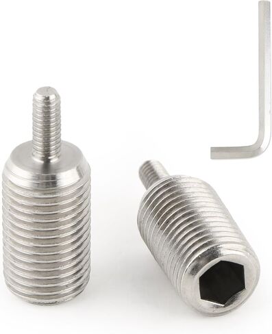 2PCS Gear Shifter Adapter for Logitech G25 G27 G29 G920 Metal Gear Shifter Adapter Screw Replacement Wheel Modification Accessories(M12*1.25) in Saudi Arabia