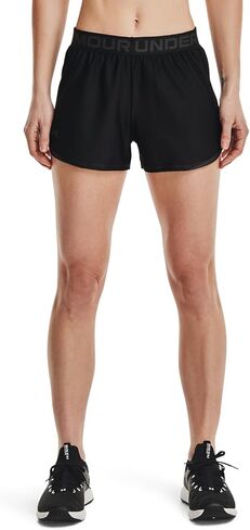 شورت Play Up 2.0 للسيدات/السيدات من Under Armour (8-10 المملكة المتحدة) (أسود) in Saudi Arabia