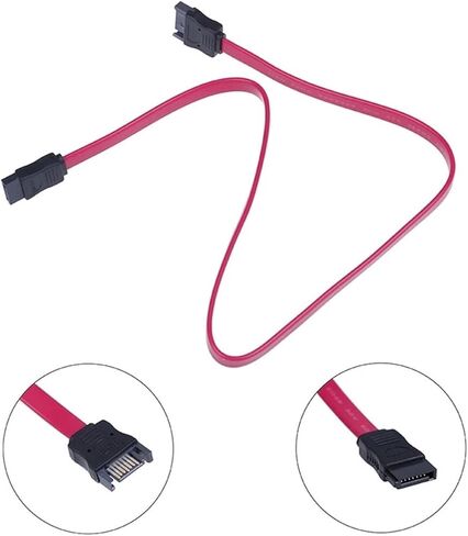 1 قطعة 50 سنتيمتر عالية السرعة SATA 7pin ذكر إلى أنثى M/F تمديد HDD موصل مزامنة كابل بيانات محرك الكابلات والمحولات in Kuwait