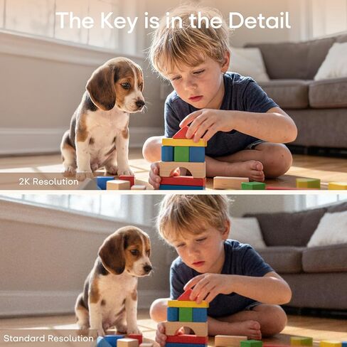 كاميرا مربية فيديو داخلية ثنائية الاتجاه للمنزل، كاميرا واي فاي للأطفال/الحيوانات الأليفة/القطط/الكلاب/الطيور مع تطبيق الهاتف، شاشة 2.8 بوصة للرؤية الليلية، التحكم الصوتي، كشف الحركة بالذكاء الاصطناعي لجرو الأطفال المسنين in Kuwait