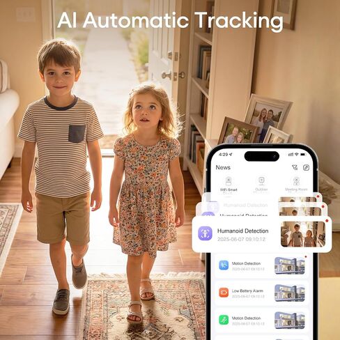 كاميرا مربية فيديو داخلية ثنائية الاتجاه للمنزل، كاميرا واي فاي للأطفال/الحيوانات الأليفة/القطط/الكلاب/الطيور مع تطبيق الهاتف، شاشة 2.8 بوصة للرؤية الليلية، التحكم الصوتي، كشف الحركة بالذكاء الاصطناعي لجرو الأطفال المسنين in Kuwait