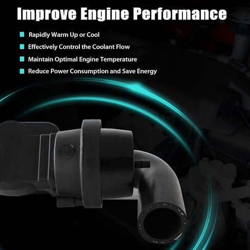 2702001600 Engine Coolant Shut Off Valve for Mercedes-Benz CLA250 2017-2019, for GLA250 2017-2020 Replace# 2702001600, 2702000300, A2702001600, A2702000300 in Saudi Arabia