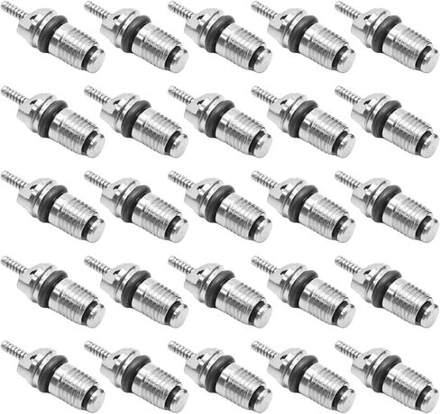 25 Pcs 15-75234 Air Conditioner Valve Cores, Replacement for 134A and R12 Systems, Replaces 2674 59347 409914 MT0059 in Saudi Arabia